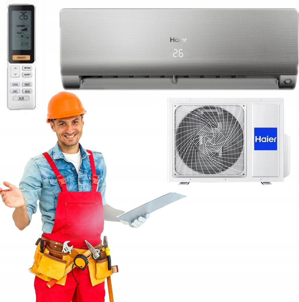 Nástenná Klimatizácia Haier Nordic Flexis plus Silver 3.5 kW Wifi ovládač