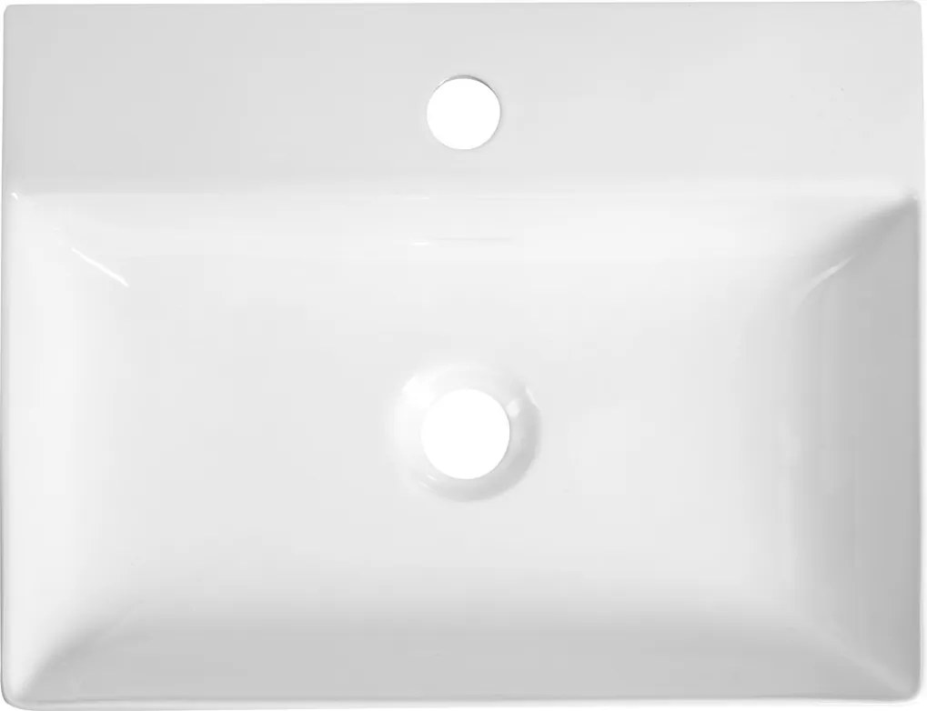 Aqualine Aqualine, SOYO keramické umývadlo 46x36cm, biela, NP465