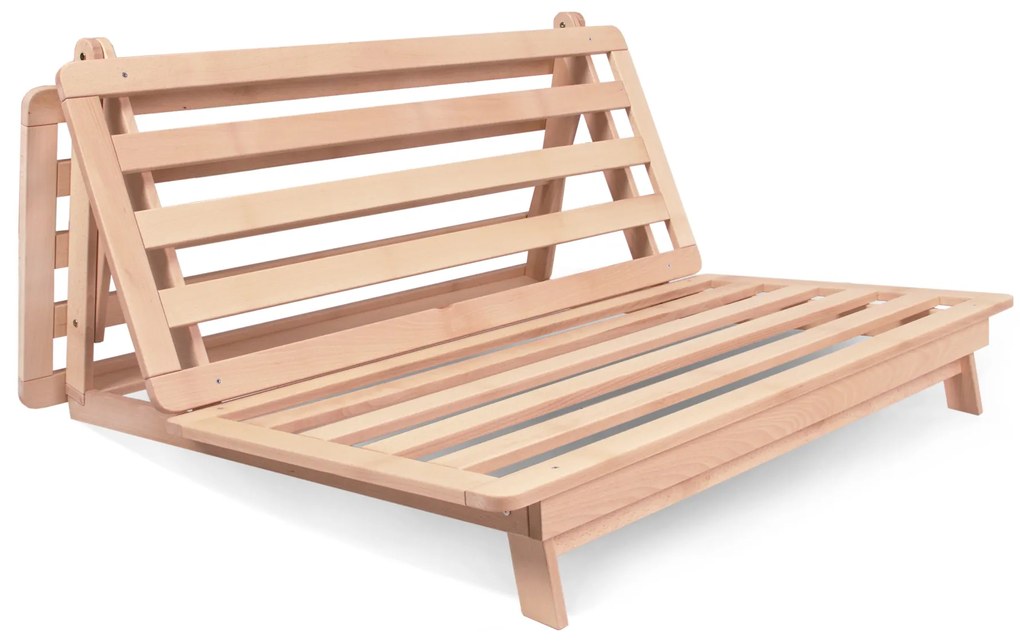 Rozkládací futonová pohovka LAYTI 01 140 cm z - výber z 10 prevedení