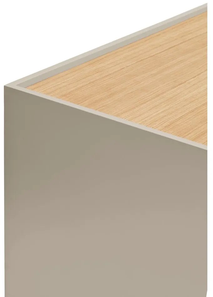 TV stolík v dekore duba v béžovo-prírodnej farbe 180x45 cm Otto – Teulat