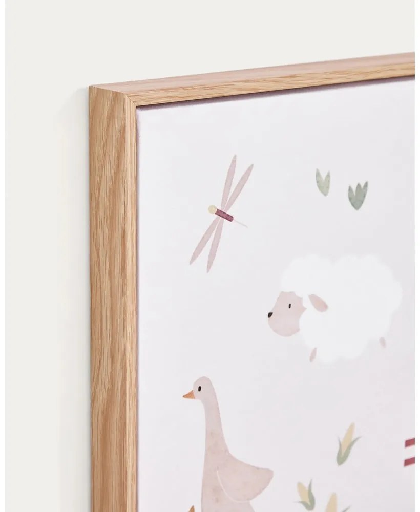 Detský obrázok 30x40 cm Pecky – Kave Home