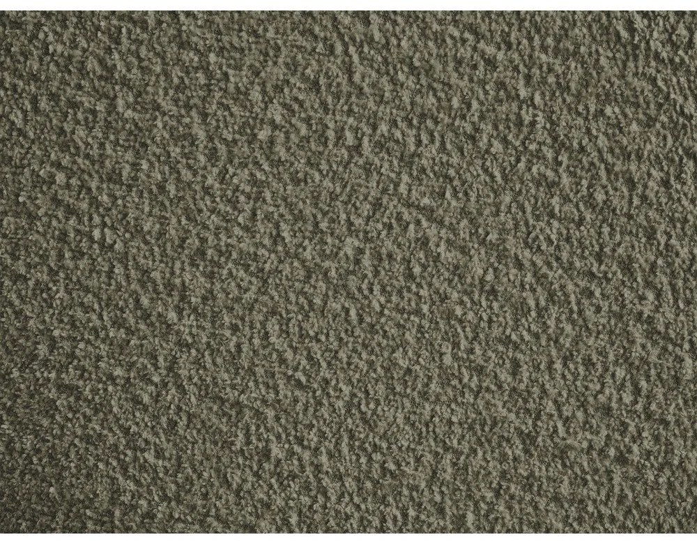 Zelená podnožka z textílie bouclé Tina – Bobochic Paris