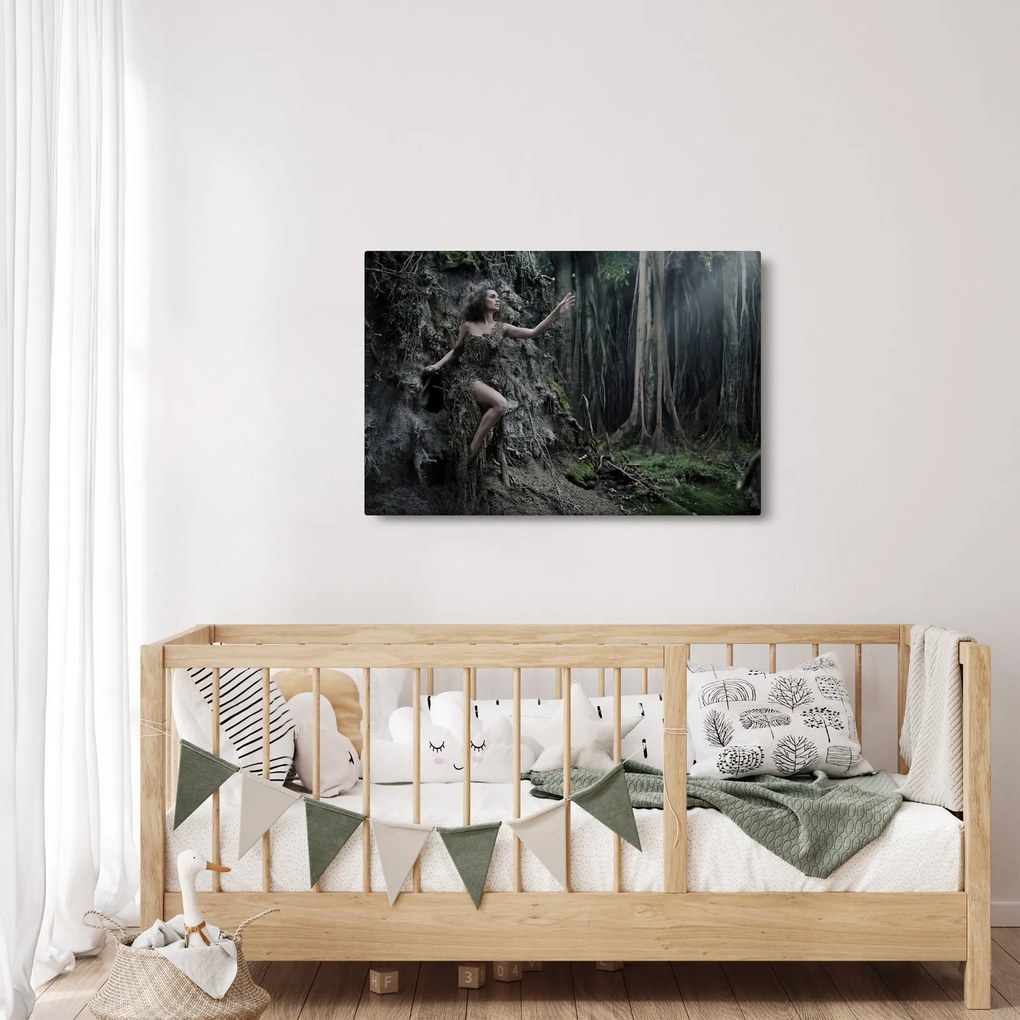 Obraz - Lesná víla (90x60 cm)