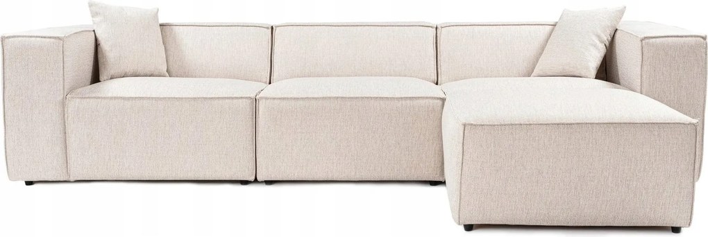 Rohová sedačka Lorella (svetlohnedá)