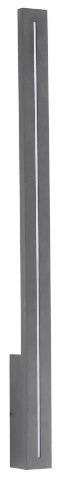 LED Vonkajšie nástenné svietidlo LINEA LED/12W/230V IP65 61 cm antracit