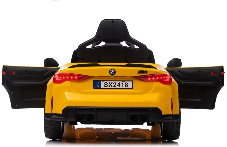 LEAN CARS BMW M4 na akumulátor, žlté