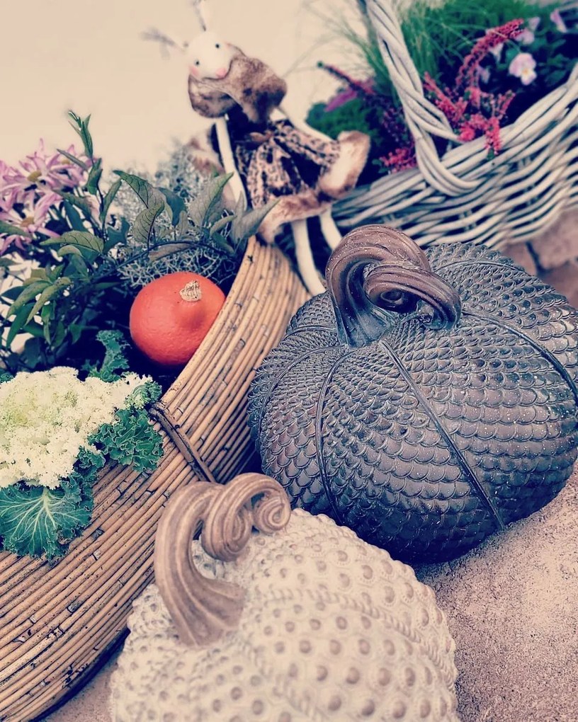 Latté antik dekorácia tekvice Pumpkin antique - Ø 21*24 cm