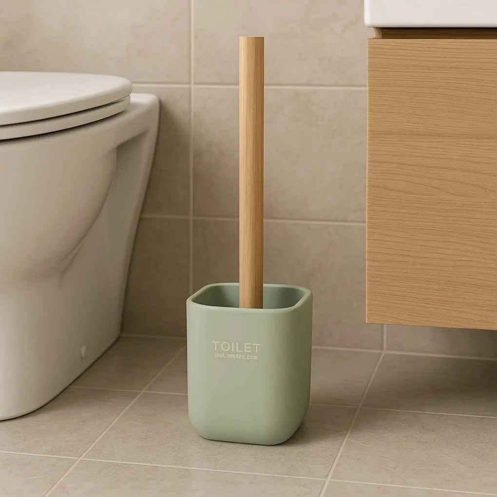 WC kefa Liso, mätová/s drevenými prvkami