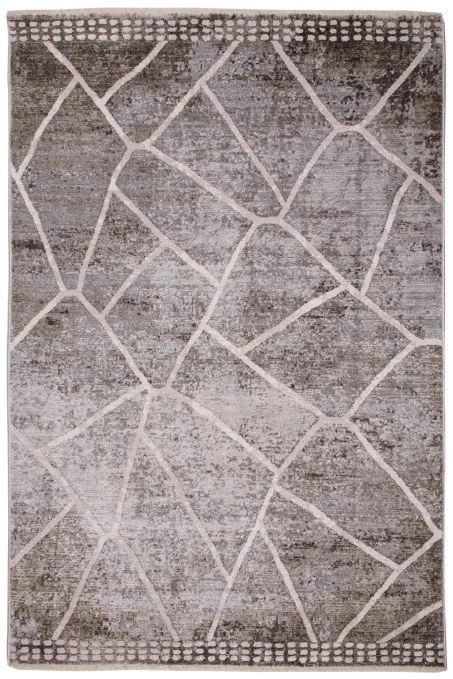 Koberec CAMILLA 607 krémový / sivohnedý