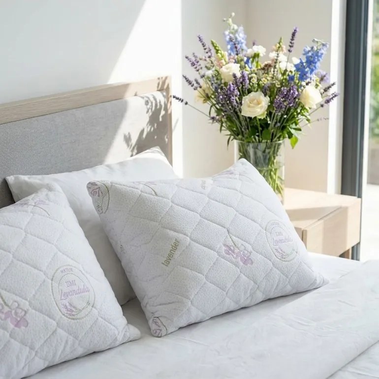 Vankúš 70x90 prešívaný antialergický Lavender EMI 1+1 ZADARMO