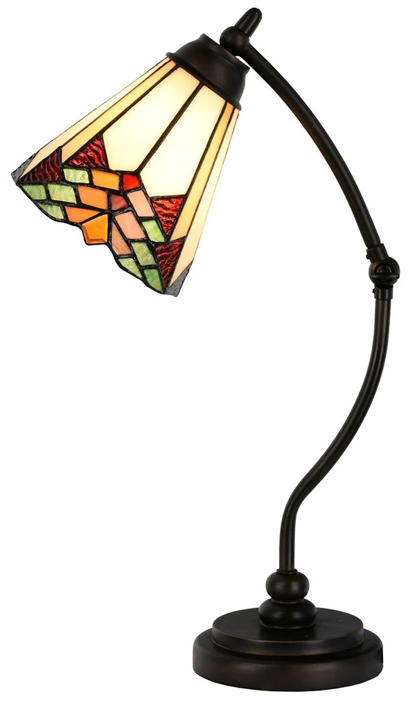 Nastaviteľná vitráž lampa SEMAFOR Ø26