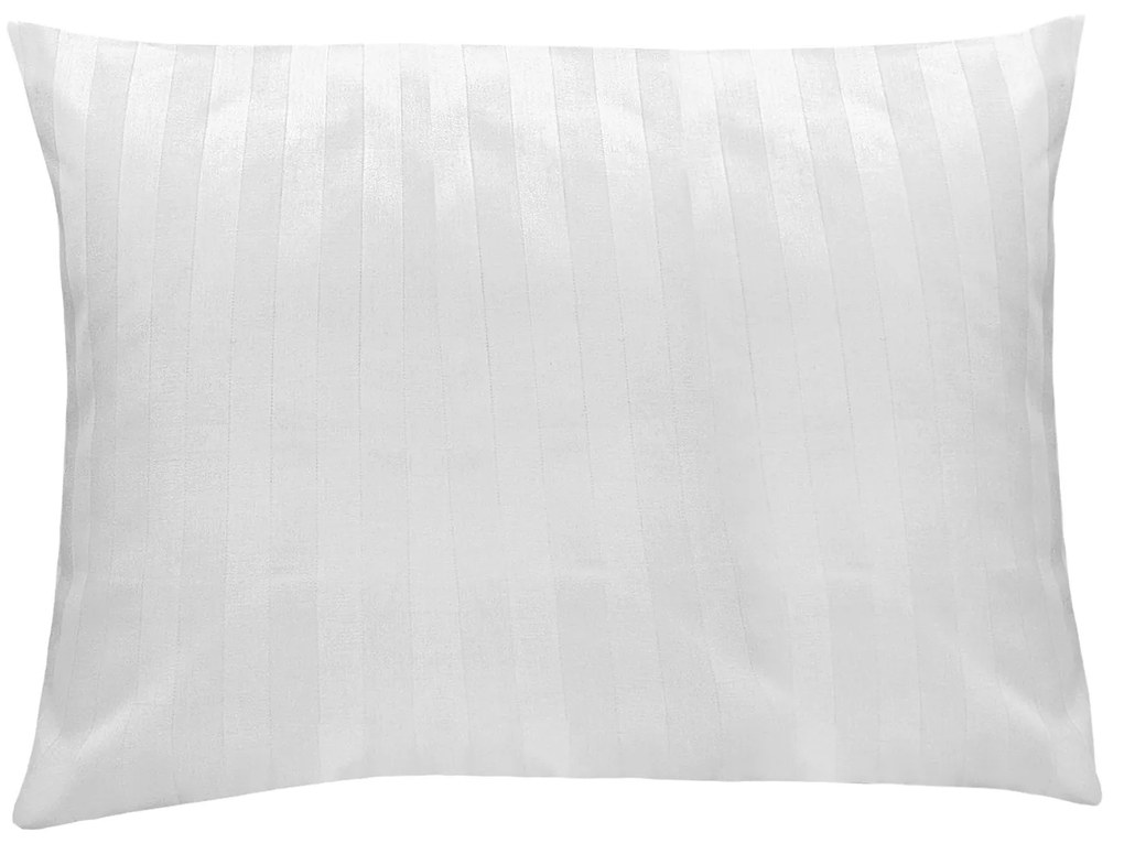 BAVLNENÁ OBLIEČKA NA VANKÚŠ SRIPES2 50X60 CM BIELA