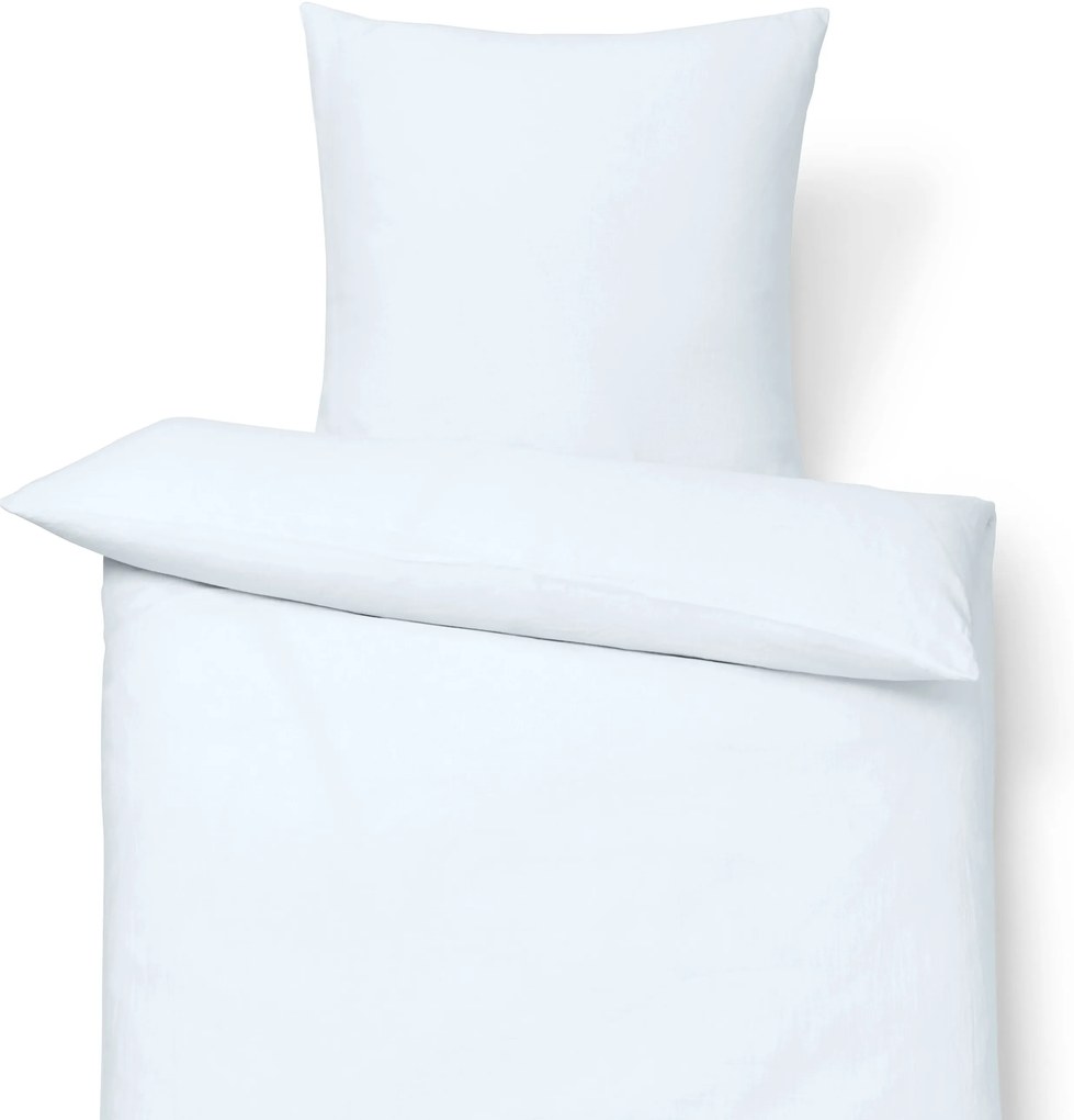Ľanová posteľná bielizeň, biela, štandardná veľkosť