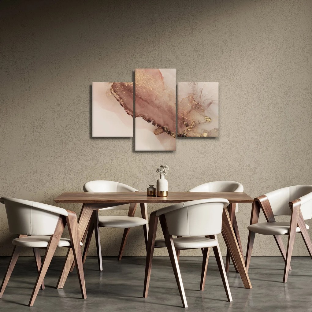 Obraz - Zlaté trblietky (90x60 cm)