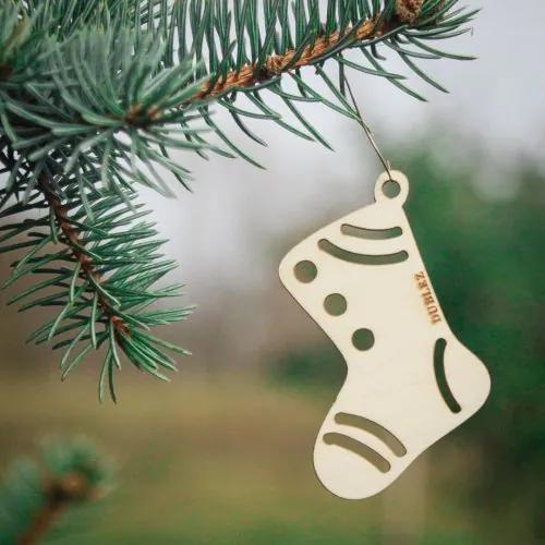 Ozdoba na stromček - vianočná čižma