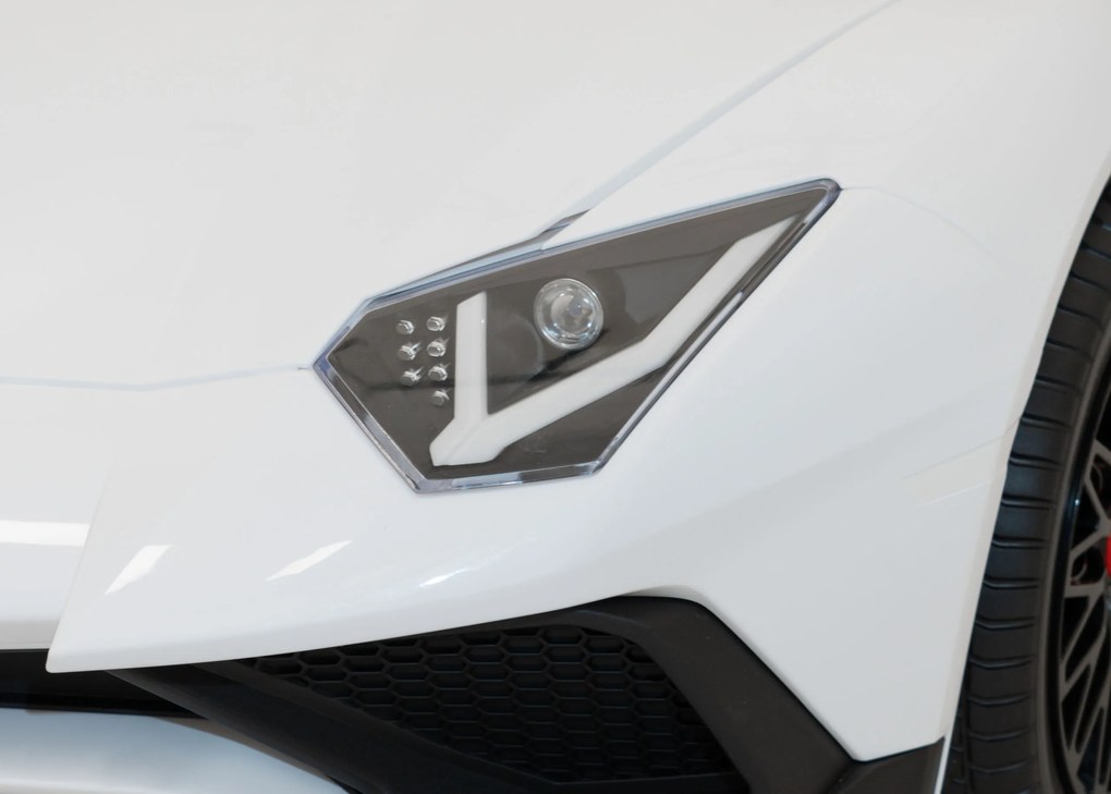 Ramiz Lamborghini Aventador SV batériové auto pre 2 deti Biele