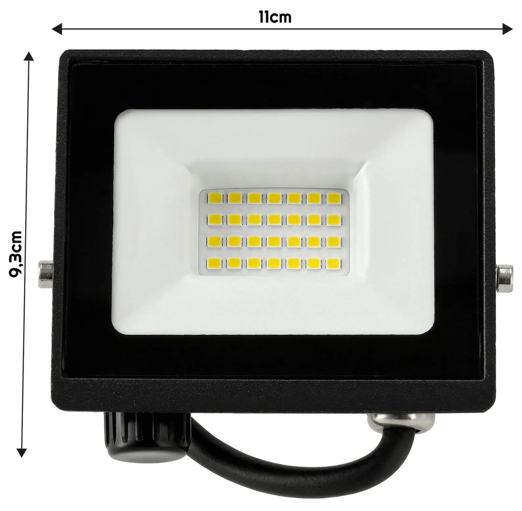BERGE LED reflektor 2v1 - 20W - neutrálna biela