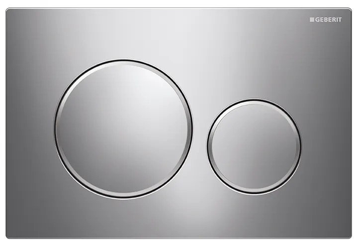 Geberit Sigma20, ovládacie tlačidlo Sigma20, lesklý chróm/matný chróm, 115.882.KH.1