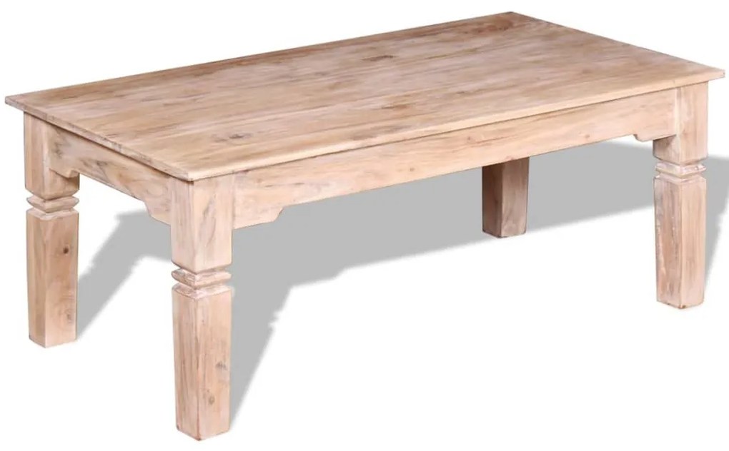 vidaXL Konferenčný stolík z akáciového dreva, 110x60x45 cm