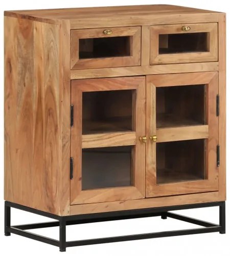 vidaXL Komoda 60x35x70 cm masívne akáciové drevo-