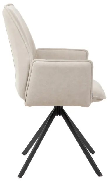 Otočná stolička LUGRO béžová 871714