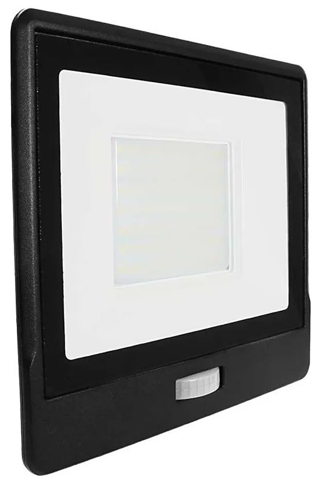 LED Reflektor so senzorom LED/50W/230V 6500K IP65 čierna