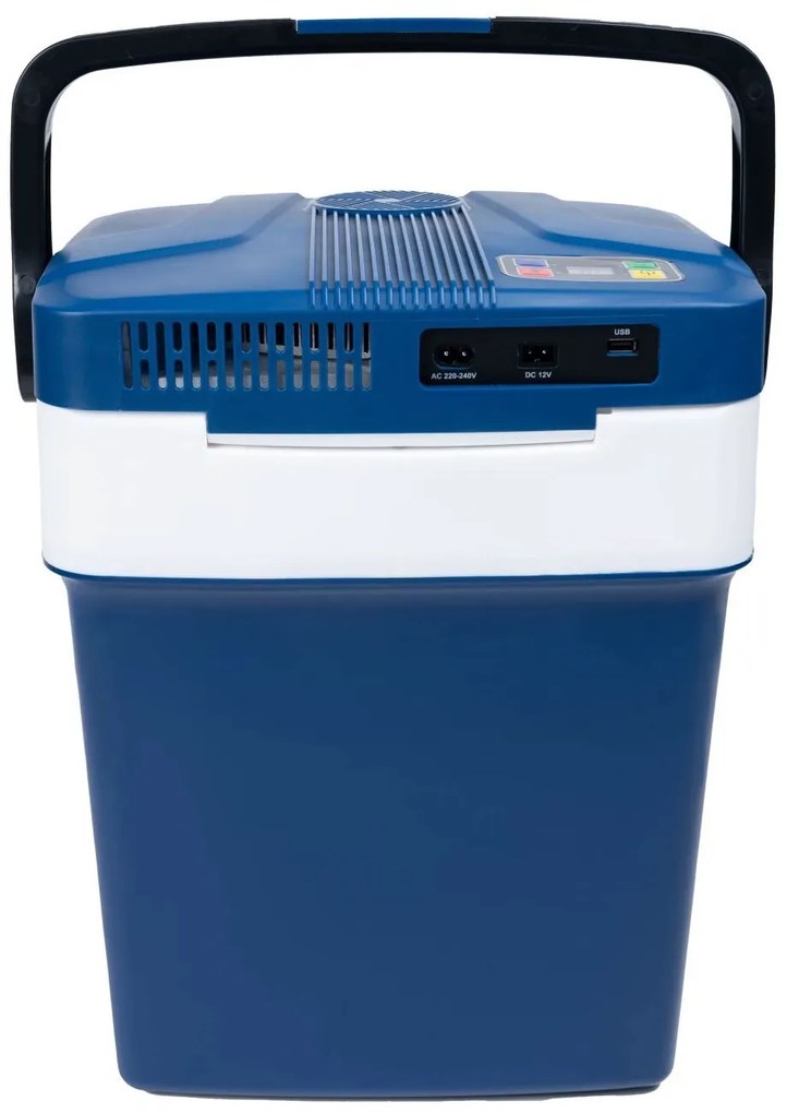 LONGWELL INDUSTRIAL LTD Prenosná cestovná chladnička do auta 29L, 220-240V DC12V - modrá