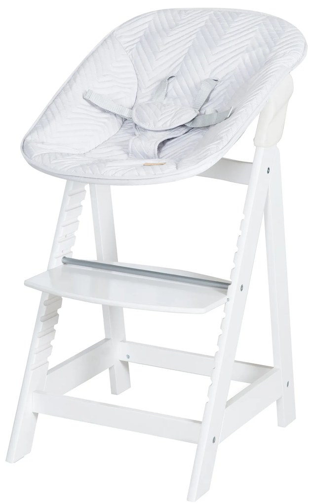 roba Detská vysoká stolička Born Up Zickzack 2 v 1 (biela)  (100366796)