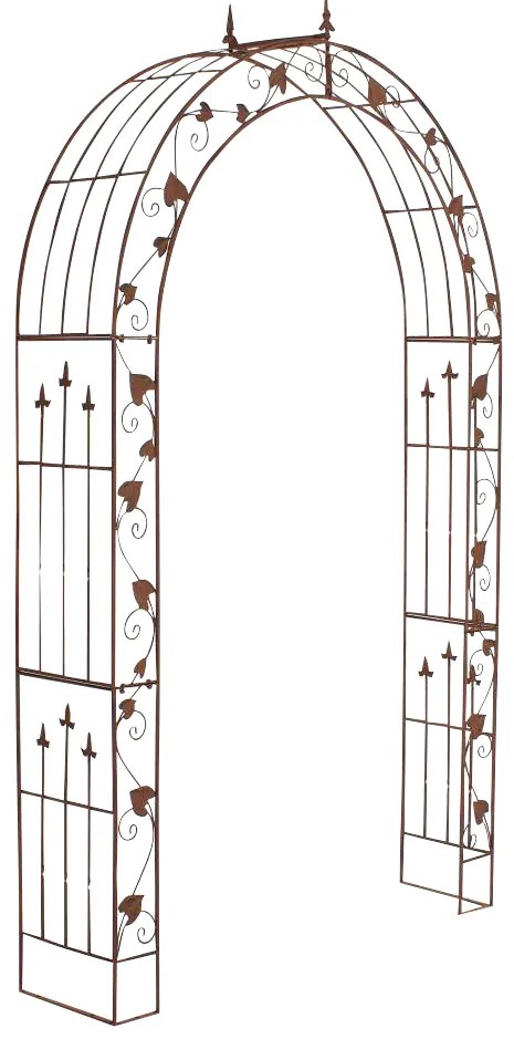 Oblúk na ruže Emma - Hnedá antik