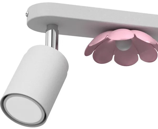 Bodové svietidlo FLOWER 2xGU10/8W/230V biela