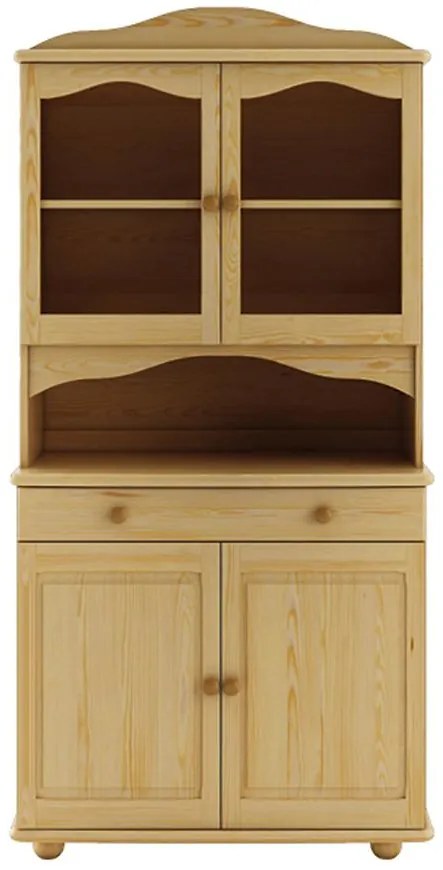 Vitrína z Borovice KW102 surová