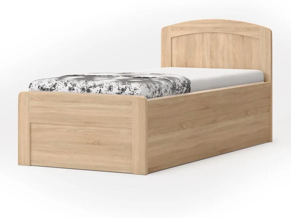 BMB MARIKA ART - kvalitná lamino posteľ s úložným priestorom, lamino