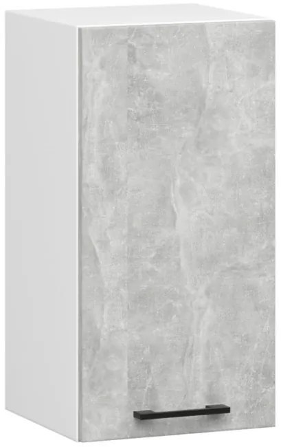 Kuchynská linka OLIVIA 2.4 m s vitrínou betón