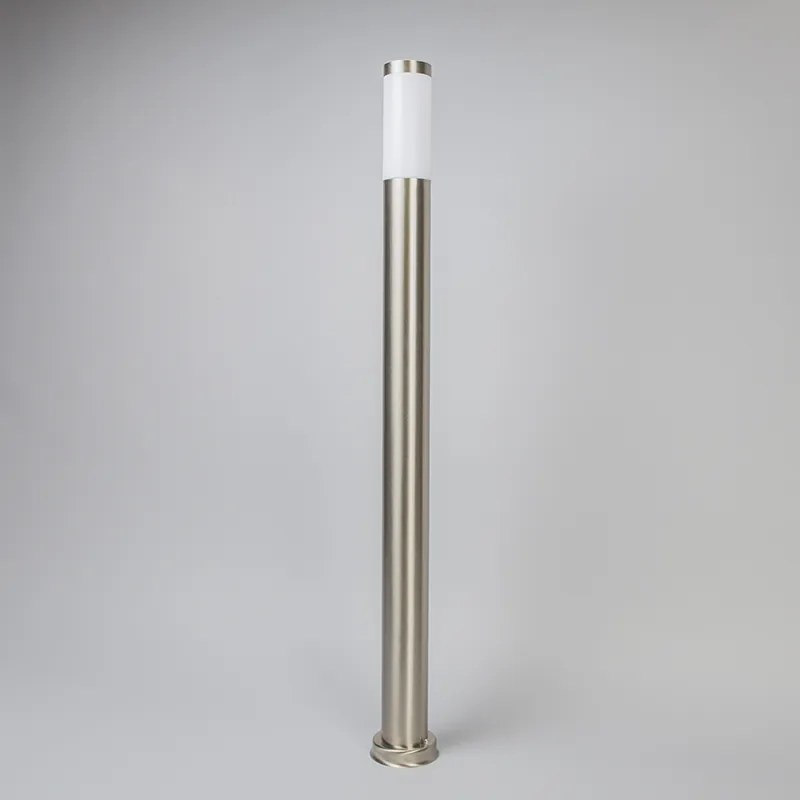 Moderné vonkajšie lampy na stĺp z nerezovej ocele 110 cm IP44 - Rox