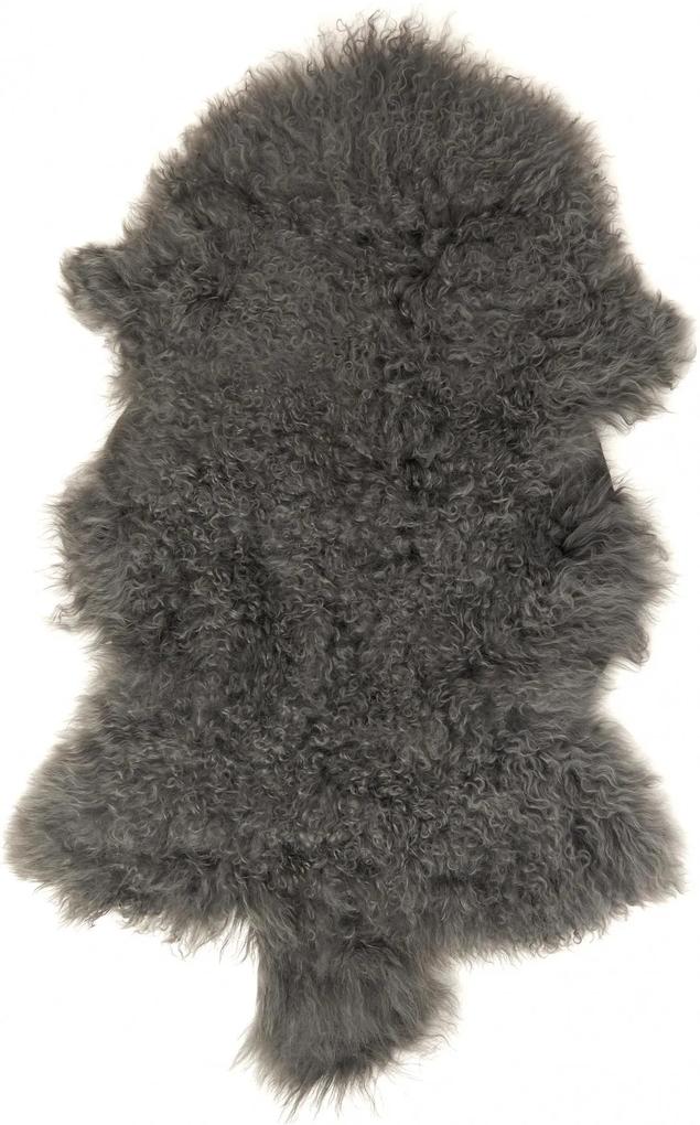 IB LAURSEN Tibetská jahňačia kožušina Grey Smoke Fur