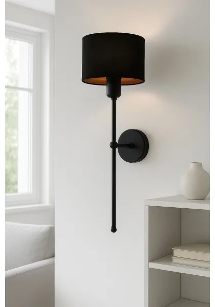 Nástenné svietidlo MADELA 1xE14/40W/230V čierne