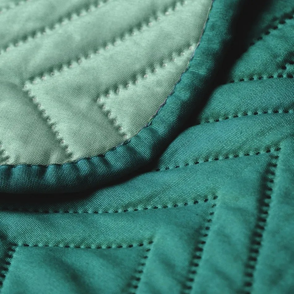 Restilo Prehoz na posteľ Softa green - jadegreen, 220 x 240 cm