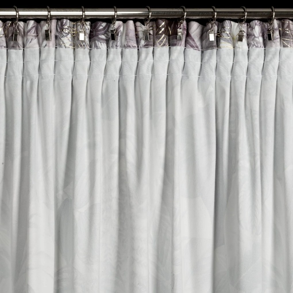 ZATEMŇOVACÍ ZÁVES NA PÁSKE DAVOS2 140X270 CM LISTY