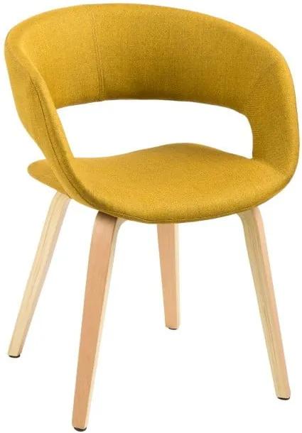 Žltá jedálenská stolička Actona Grace