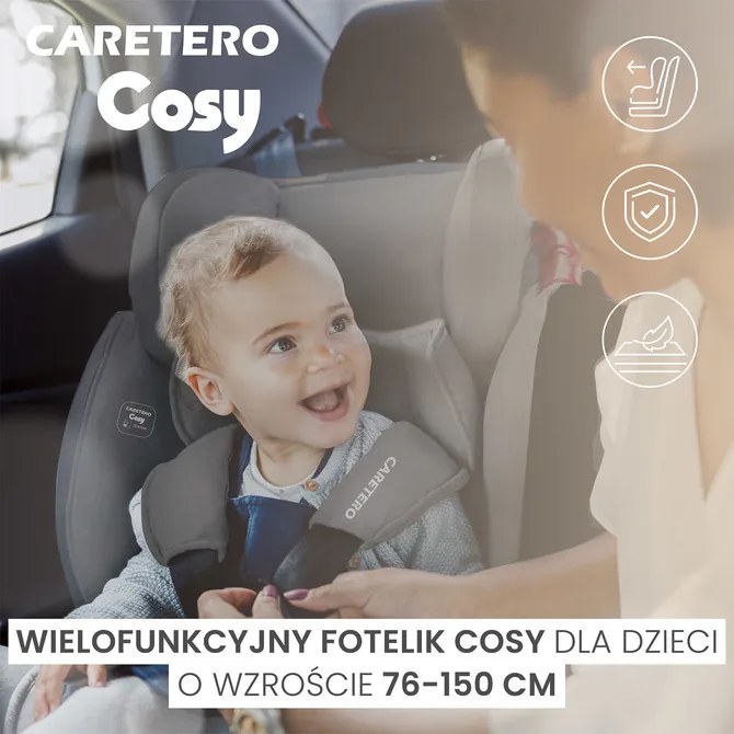 CARETERO AUTOSEDAČKA COSY I-SIZE PURPLE (76-150)