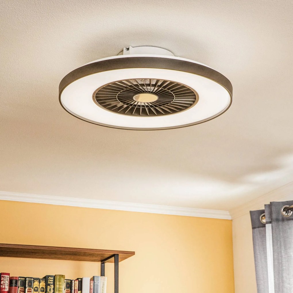 Starluna Narmin stropný LED ventilátor Tuya čierna