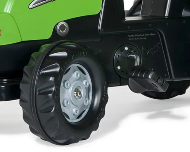 Šlapací traktor s vlečkou Rolly Toys 012169 zelený