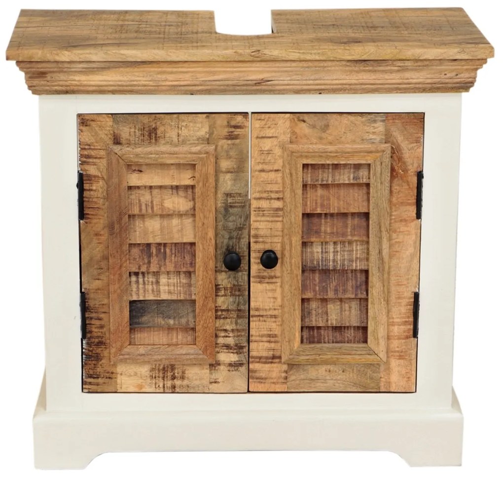 furniture-nabytek.cz - Koupelnová skříňka pod umyvadlo 65x60x35 z dřeva mango