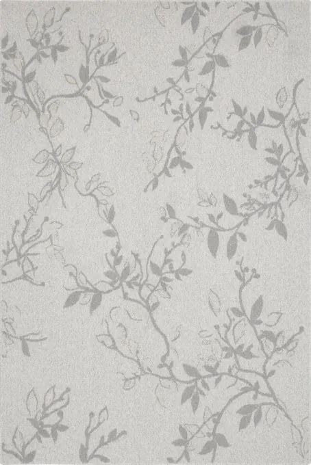 Koberec Agnella Noble Flors svetlosivý