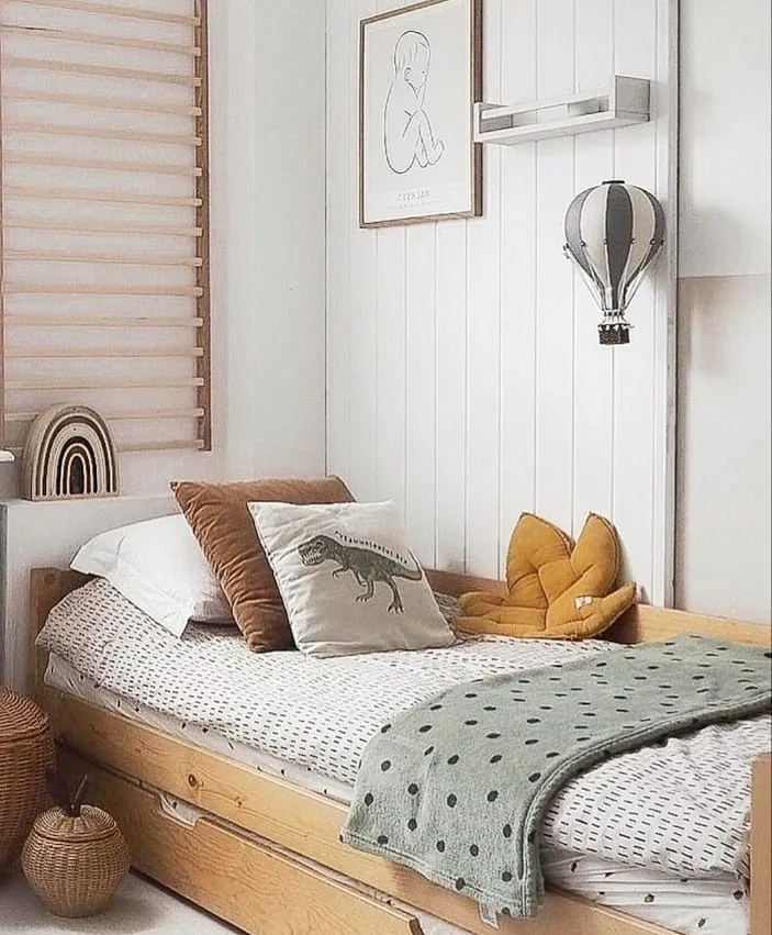 Dekoračný lietajúci balón sivá – dekorácia do detskej izby L-50cm x 30cm