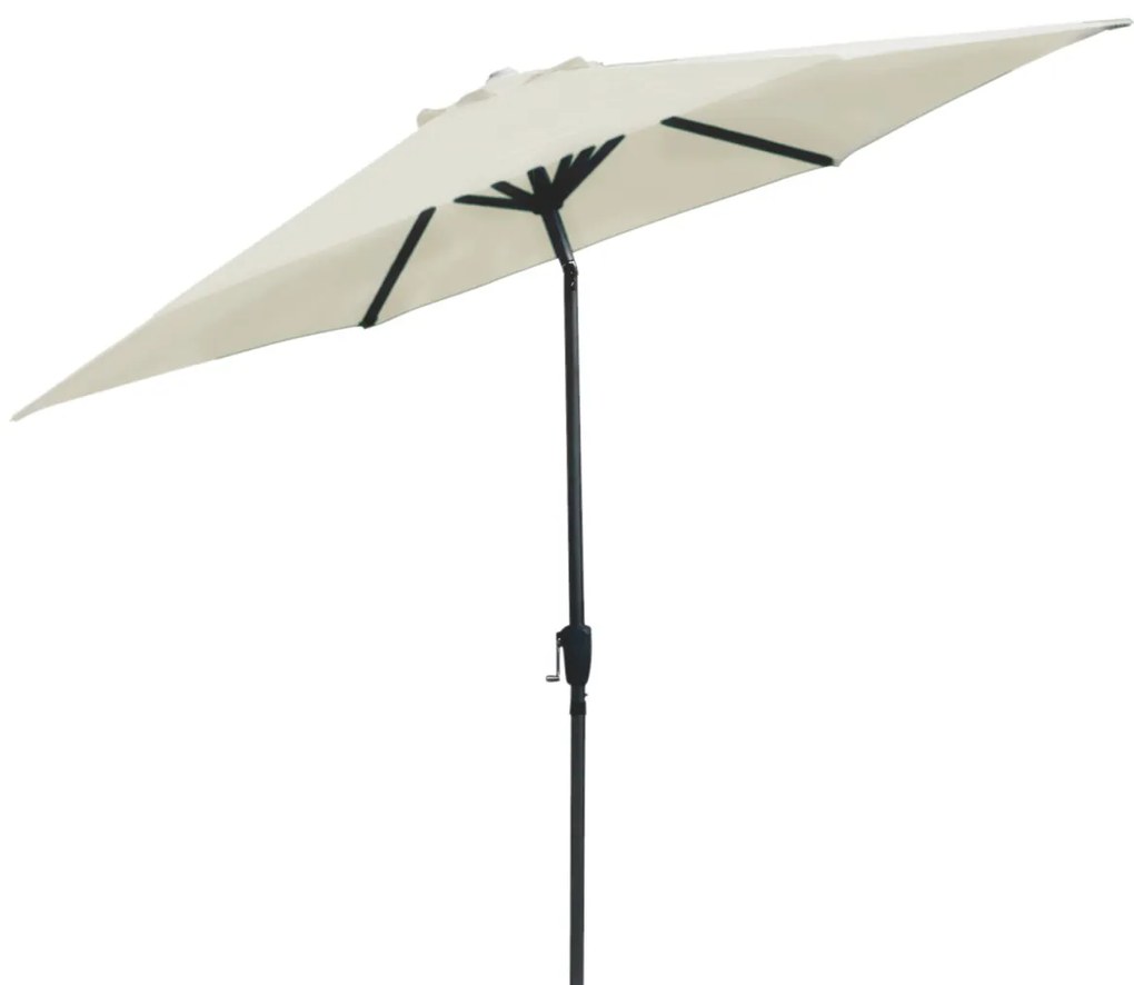 Záhradný slnečník s ochranným obalom VELLO 300 cm béžový