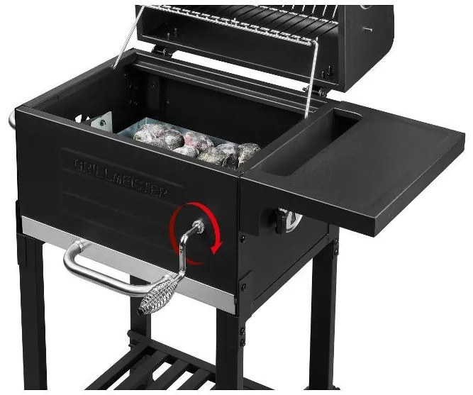 Grillmeister Mini gril na drevené uhlie Kansas  (100385786)