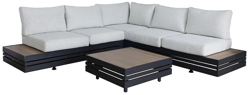 DEOKORK Luxusná hliníková zostava DALLAS pre 5 osôb