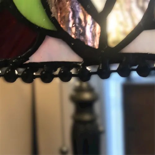 Stojaca vitrážová lampa ELI Ø50*157