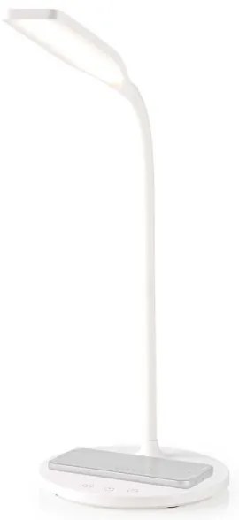 Nedis LTLGQ4M2WT - Stm. lampa s bezdr. nabíjaním Qi LED/5,5W/230V 2700-6500K